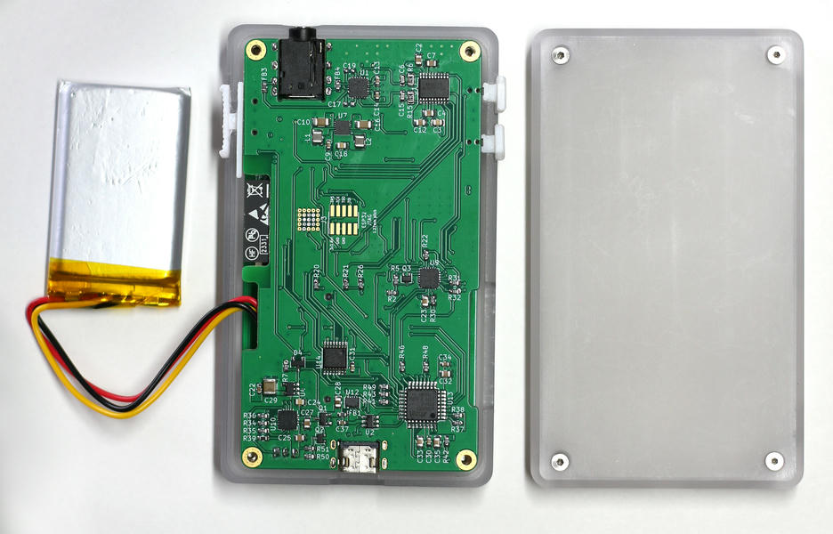 A back view of a Tangara with the back half of the case removed